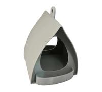 Mangeoire pour oiseaux pour l'extérieur - Design ouvert - Station d'alimentation décorative - Distributeur de nourriture pour colibri à suspendre en forme de cabane - Pour l'extérieur, le jardin, le