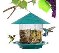 Mangeoire pour Oiseaux Sauvages - Mangeoire Suspendue Extérieure 19,5 X 22 Cm | Mangeoires Résistantes Aux Intempéries PC+PP pour Oiseaux De Jardin - Bol À Suspendre pour Oişeaux Sauvages | P