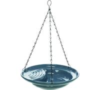 Mangeoire pour oiseaux suspendu en céramique Trixie Bleu 530 ml