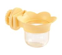 Mangeoire pour oiseaux - Tasse à friandises en cage pour un remplissage facile, structure de contrôle des déversements avec fermeture hermétique, gamelle pour soutenir la nutrition des petits et
