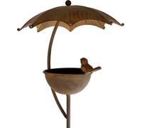 Mangeoire pour oiseaux UMBRELLA en métal / rouille - env. 100 cm - Mangeoire pour oiseaux de jardin
