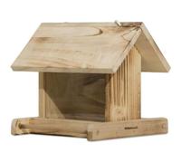 Windhager Mangeoire pour oiseaux Garden 06911 – Silo à nourriture 24 x 24 x 19 Naturel flammé