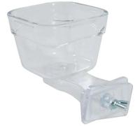 Mangeoire pour perroquet Zolux Blanc L