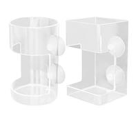Mangeoire Pour Poissons D'aquarium - Tube D'alimentation Transparent, Distributeur À Ventouse, Récipient De Support De Régime Pour Crevettes, Dispositif De Station De Distribution De Nutrition Sous-ma