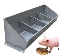 Mangeoire pour porcs, bovins, chèvres, grande mangeoire 5 bits pour foin et eau, longueur 100 cm, convient pour un usage domestique