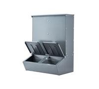 Mangeoire pour porcs mangeoire pour porcelets double porte 134,5 L 8 porcs