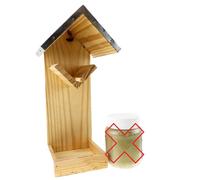 Mangeoire pour pot de beurre d'arachides, H 31 cm, pour oiseaux