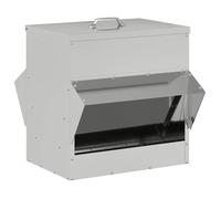 vidaXL Mangeoire pour poules Argent 40,5 x 45 x 41 cm Acier galvanisé, Autres produits industriels, formes rectangulaires, matériaux durables, designs uniques, solutions créatives pour les entreprises