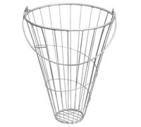 Mangeoire pour poules, lapins et rongeurs - Râteau à foin galvanisé avec anse de suspension - Idéal pour le foin, l'herbe, les fruits et les légumes