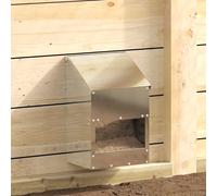 Vidaxl Mangeoire Pour Poules Argent 21 X 16 X 33 Cm Acier Galvanisé