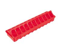 Mangeoire pour poussins en grille galvanisée Duvoplus Gris 50x7,5x7 cm