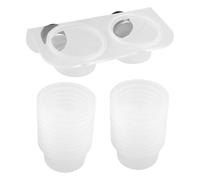 Mangeoire pour reptiles, bol à eau facile à nettoyer, 15 x 5,8 x 3,3 cm, décoration de terrarium, bol à eau compact pour serpent, lézard, tortue, caméléon, tortue, hydratation et alimentation