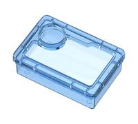 Mangeoire pour reptiles - Gamelle avec prévention de l'évasion et compartiment à poudre de calcium | Mangeoire pour lézard, station d'alimentation caméléon, plat à iguane, accessoire pour terrarium