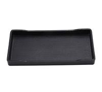 Mangeoire pour Reptiles, Reptile antidérapant Carré pour Nourriture Bol à Eau pour Nourriture Assiette à Boire en Plastique pour Tortue lézard Caméléon Iguane(Black)