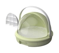 Mangeoire pour Reptiles | Terrarium Transparent | Réservoir sécurisé pour Reptiles | Terrarium Transparent Respirant | Étui d'élevage de à Soie avec tiroir | pour Animaux de Compagnie, araignées