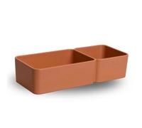 Mangeoire pour rongeurs double Chick'A Beige 10,5x9,5 cm
