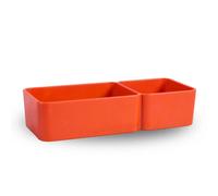 Mangeoire pour rongeurs double Chick'A Rouge 10,5x9,5 cm