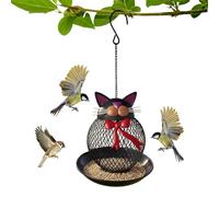 Mangeoire pour - Station d'alimentation en métal à l'épreuve de l'écureuil pour chats, mangeoire à suspendre - Pour Finch Jardin Cour Balcon Porche Patio Cour Extérieur