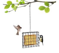Mangeoire Pour Suif | Station D'alimentation Pour Observation D'oiseaux Carré Réutilisable,Chargeur Pour Graisse | Pour Jardin Patio Extérieur Sauvage Et