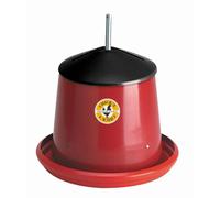 Mangeoire pour volailles à trémie plastique Chick'A 6 L Rouge 6 L