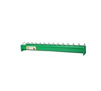 Mangeoire pour volailles en plastique à grille Chick'A Vert 50 cm