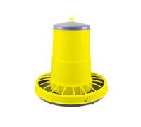 Mangeoire pour volailles grande capacité Chick'A Compacta Jaune 15 kg