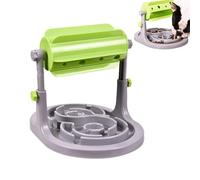 Mangeoire puzzle pour chat, mangeoire lente pour chien - Mangeoire puzzle pour chiens de grande race avec mangeoire à tambour - Bols pour chiens à alimentation lente, plats réglables pour chiens de gr