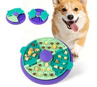 Mangeoire puzzle pour chien multicouche cachant une assiette interactive à | Matériau PP adapté aux animaux de compagnie, base antidérapante, passe au lave-vaisselle, encourage la recherche naturelle de