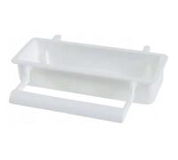 Mangeoire rectangulaire avec perchoir pour oiseau Zolux Blanc TU