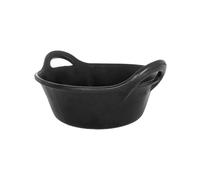 Mangeoire ronde au sol avec poignées cheval Kanguro Noir 20 L