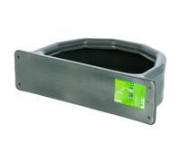 Mangeoire semi-circulaire pour cheval Kerbl Vert 25 L