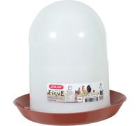 Mangeoire silo en plastiqu pour basse cour Zolux Rouge 2 kg