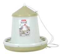 Mangeoire silo en plastiqu pour basse cour Zolux Vert 4 kg