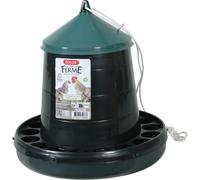 Mangeoire silo en plastique recyclé pour basse cour Zolux Vert 4 kg
