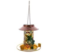 Mangeoire Solaire pour Oiseaux en Fer 2v 120ma Plateau