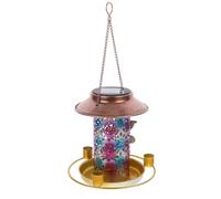 Mangeoire Solaire pour Oiseaux en Fer Plateau 2v 120ma