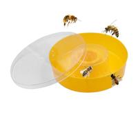 Mangeoire supérieure pour ruches supérieures - Mangeoire pour rondins | Mangeoire à eau supérieure ronde pour ruche, bol à boire de l'équipement de boisson , fournitures de coltur