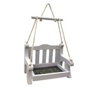 Mangeoire suspendue automatique pour animaux de compagnie oiseau chaise oscillante utile mangeoire oiseau extérieur pour petites zones de maison intelligente