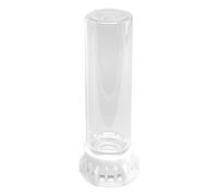 Mangeoire transparente pour animaux de compagnie avec base antidérapante, accessoires portables et robustes pour l'hydratation intérieure, station d'alimentation pour une observation et un entretien