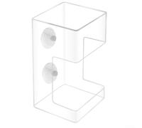 Mangeoire transparente pour aquarium permettant de surveiller visuellement les niveaux de nourriture et l'état de distribution sans le retirer de la configuration du réservoir (carré)