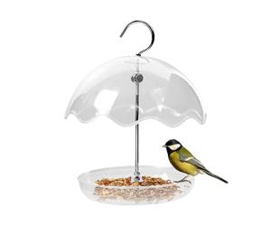 Mangeoire transparente pour oiseaux | Plateau transparent à montage ouvert, mangeoires décoratives transparentes pour oiseaux - Pour l'extérieur, le jardin, le balcon, la cour, la clôture, la terrasse