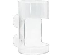 Mangeoire transparente pour poissons Betta - Tube d'alimentation pour crevettes - Avec ventouse - Transparent - Accessoires pour aquarium