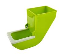 Mangeoire verte pour oiseaux pour inséparables, pinsons, hamster, volaille, conteneurs d'alimentation pour écureuils