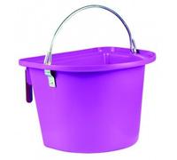 Mangeoire violette avec anse et crochets de suspension