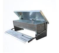 Mangeoire Volailles À Pédale Acier Galvanisé 5kg - Gaun