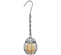 mangeoireà à Suspendre pour Oiseaux - Cage en métal de 9,5 x 7 cm, Conception à l'épreuve des écureuils, Support de Nourriture pour colibris d'extérieur avec Crochet | mangeoirerobuste pour Cou