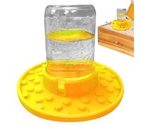 mangeoirepour Abeilles - Abreuvoir pour rucher de 4 litres, Conception de Dessus de Ruche Anti-Fuite, mangeoireen Plastique Durable | Source d'eau Externe pour Abeilles