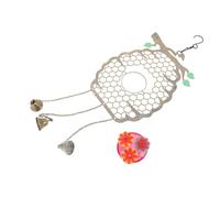 Mangeoires à colibris innovantes à Suspendre en Forme de Ruche, carillons éoliens, mangeoire à colibris pour décoration de Jardin extérieur, pelouse, Fer et Plastique, 45 x 20 cm