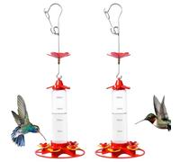 Mangeoires à colibris pour suspensions extérieures, mangeoire à colibris à l'épreuve des abeilles - Mangeoires étanches pour colibris Mangeoires pour oiseaux sauvages | Mangeoire à colibris avec fenêt