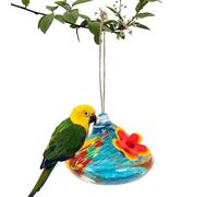 Mangeoires à colibris pour usage extérieur - Station avec portes pour fleurs - Coloré au design en baisse Station d'alimentation pour oiseaux, pour jardin, patio, famille, amis grand-mère